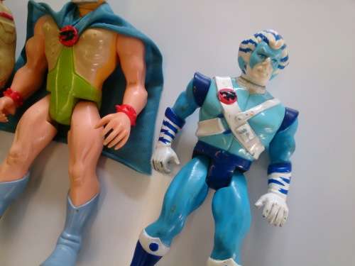 3x Vintage Thundercats Action Figures, LJN Toys, 1980's