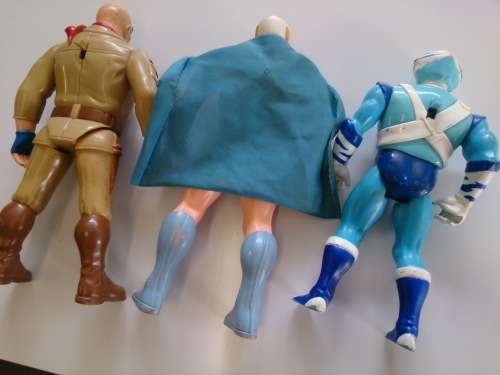 3x Vintage Thundercats Action Figures, LJN Toys, 1980's