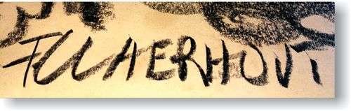 Massive Claerhout Charcoal!!! Stunning Investment Piece with COA, 65cm x 50cm Valued @ R21 000!!!!