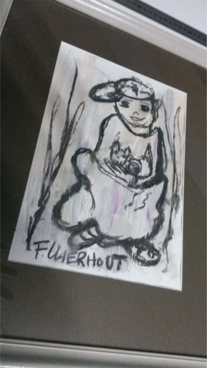 Claerhout - Framed Acrylic & Pastel! Great Investment, Professionally Framed, COA included.