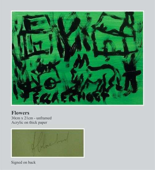 Frans Claerhout - Farm Scene - Acrylic - Signed on back with COA.