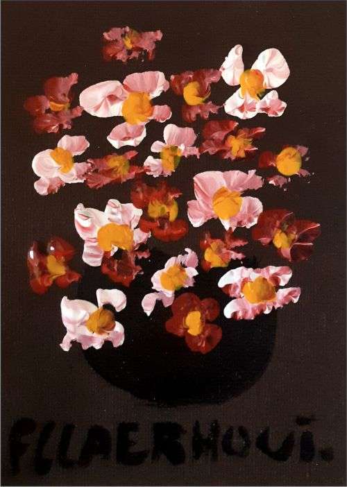 Frans Claerhout - Original Oil On Paper - Small - Signed and dated.