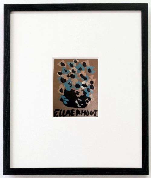 Frans Claerhout - Original Oil On Paper - Small - Signed and dated.