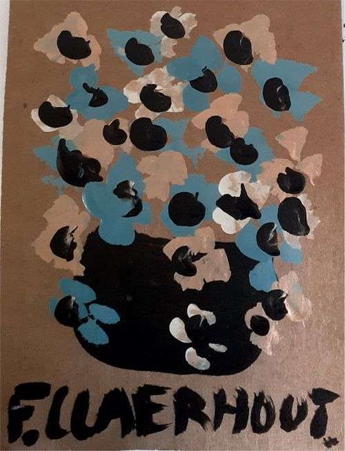 Frans Claerhout - Original Oil On Paper - Small - Signed and dated.