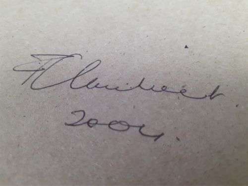 Frans Claerhout - Flowers - LARGE Acrylic On Thick Paper - Signed & Dated, COA.