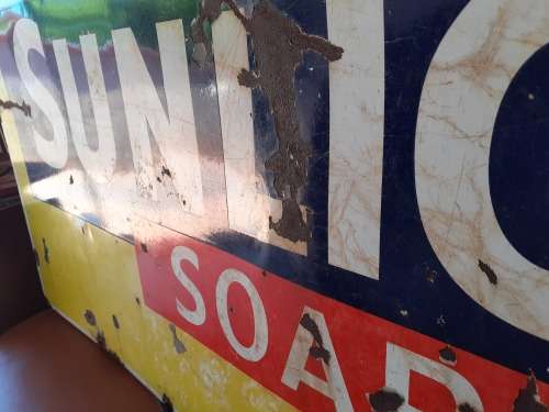 Awesome!!! Sunlight Soap Porcelain Enamel Sign!!! MAKE AN OFFER!!!