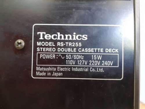 Technics Model RS-TR255 Stereo Double Cassette Deck - Excellent condition! MAKE AN OFFER!