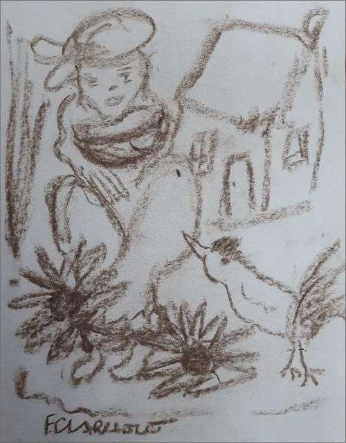 MAKE AN OFFER!!! Frans Claerhout - PASTEL ON PAPER - Stunning Investment Art! COA included!!!