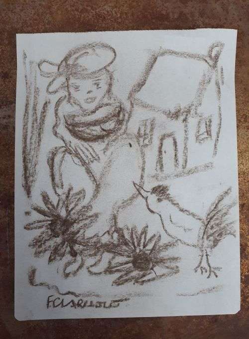 MAKE AN OFFER!!! Frans Claerhout - PASTEL ON PAPER - Stunning Investment Art! COA included!!!