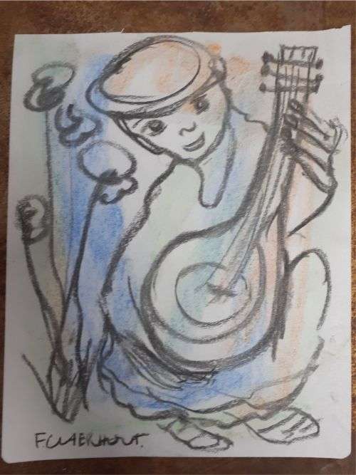 MAKE AN OFFER!!! Frans Claerhout - PASTEL ON PAPER - Stunning Investment Art! COA included!!!