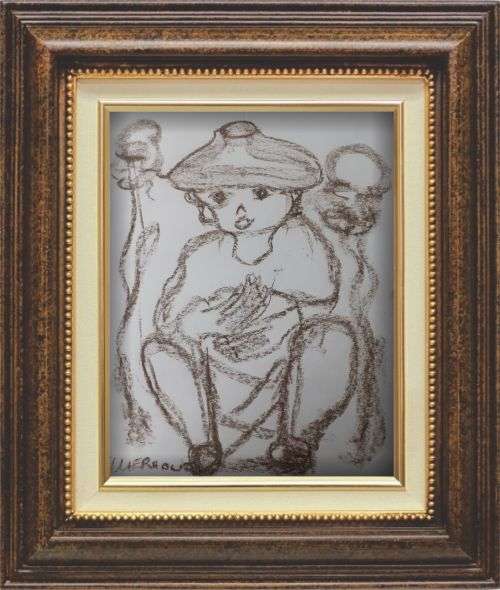 MAKE AN OFFER!! Frans Claerhout - Drummer - Pastel - Signed and dated, COA included!!!