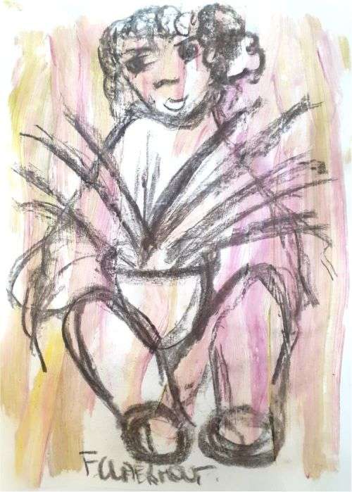 Christmas Special!!! Original Frans Claerhout art!!! Certificate of Authenticity included.