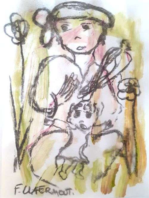 Christmas Special!!! Original Frans Claerhout art!!! Certificate of Authenticity included.