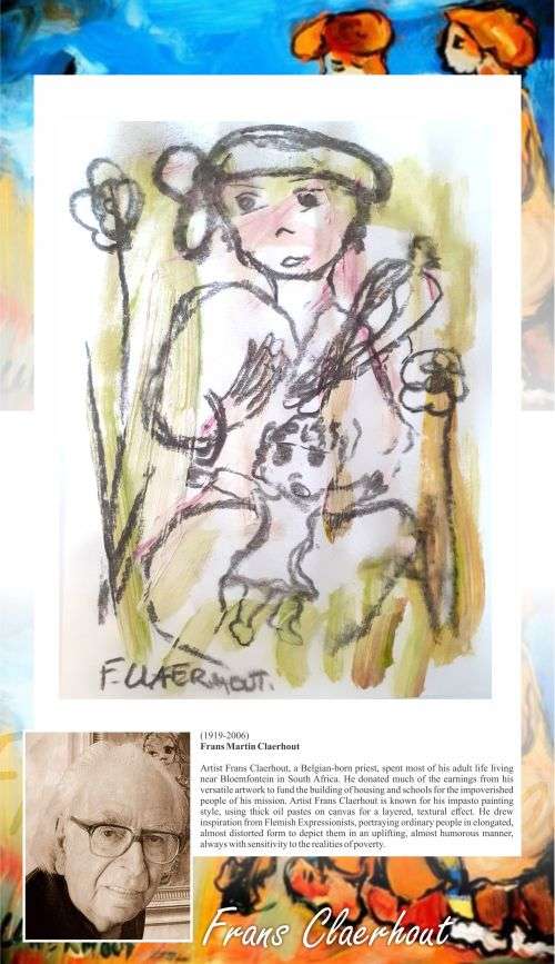 Christmas Special!!! Original Frans Claerhout art!!! Certificate of Authenticity included.