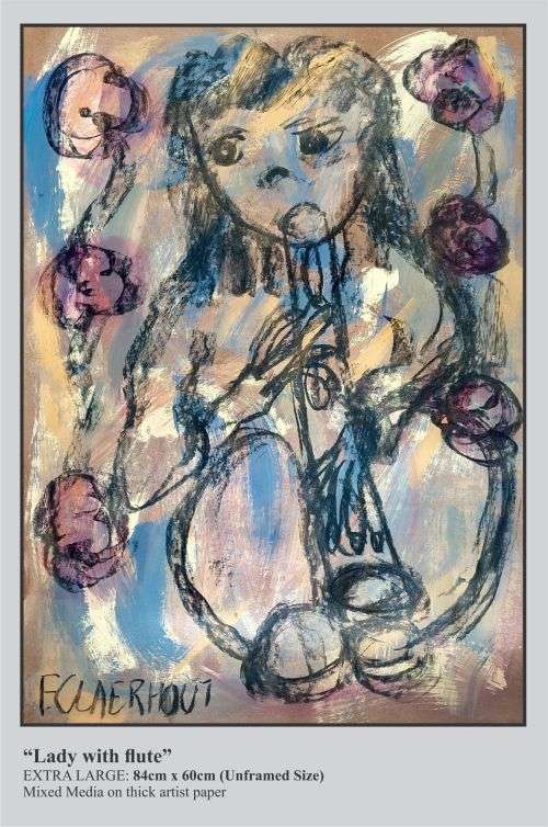 STUNNING FRANS CLAERHOUT INVESTMENT ART!!! COA and Valuation Certificate worth R25 000-00