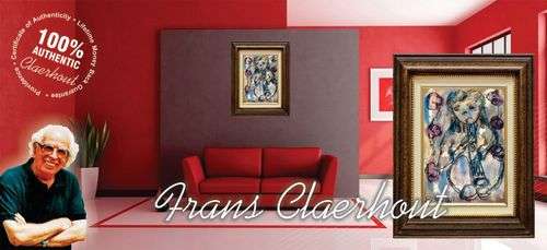 STUNNING FRANS CLAERHOUT INVESTMENT ART!!! COA and Valuation Certificate worth R25 000-00