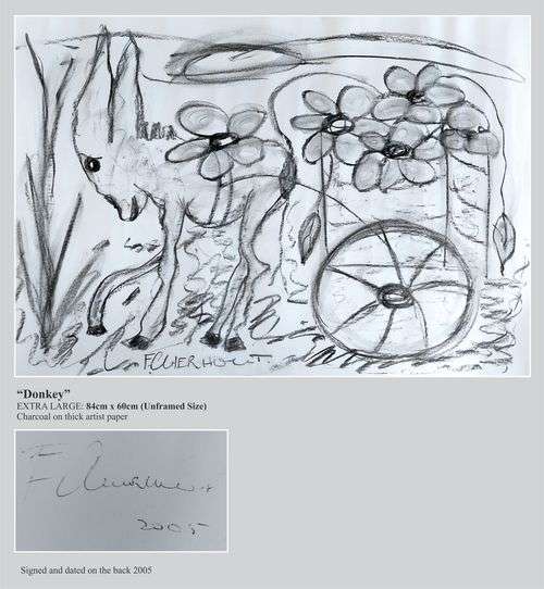 STUNNING FRANS CLAERHOUT INVESTMENT ART!!! COA and Valuation Certificate worth R17 000-00