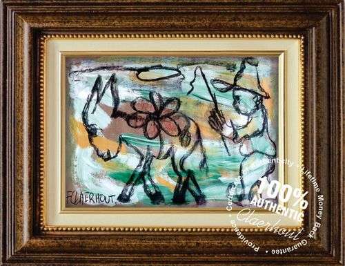 STUNNING FRANS CLAERHOUT INVESTMENT ART!!! COA and Valuation Certificate worth R25 000-00!!!!