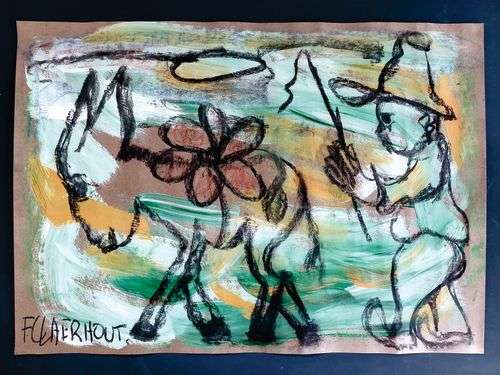 STUNNING FRANS CLAERHOUT INVESTMENT ART!!! COA and Valuation Certificate worth R25 000-00!!!!