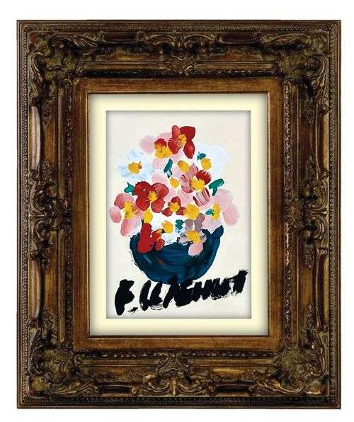 Frans Claerhout - Thick Acrylic on Paper - Unframed with COA, signed & dated on the back