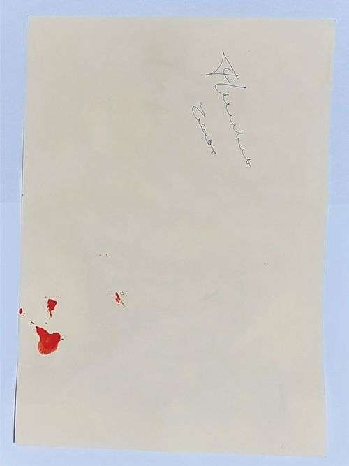 Frans Claerhout - Thick Acrylic on Paper - Unframed with COA, signed & dated on the back