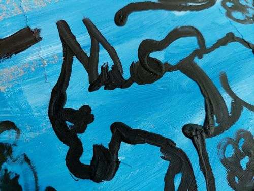 Frans Claerhout - DONKEY - Unframed with COA, signed with Claerhout bird on the back in pen