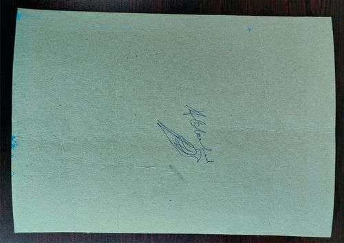 Frans Claerhout - DONKEY - Unframed with COA, signed with Claerhout bird on the back in pen