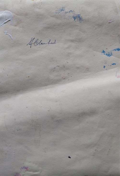 Father Frans Claerhout, Mixed Media - Signed on back - Valued @R3500!!!