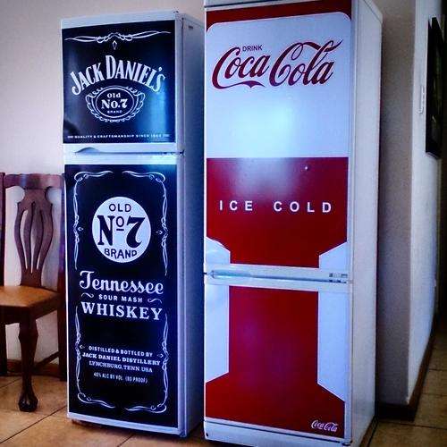 Absolute Stunning Jack Daniels Fridge Skin!