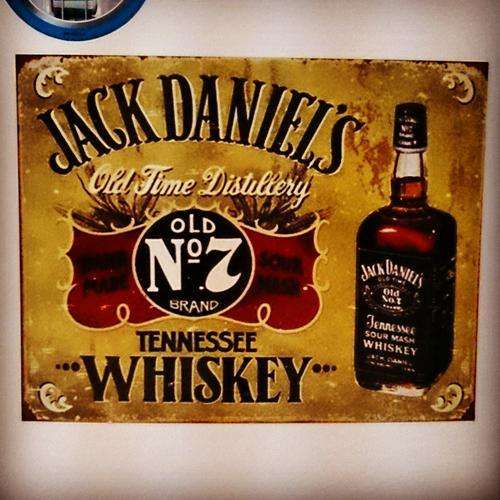 Jack Daniels Magnetic Sign