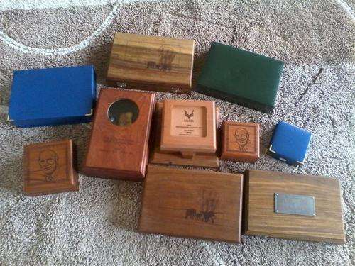 Gold Coin Boxes with certificates