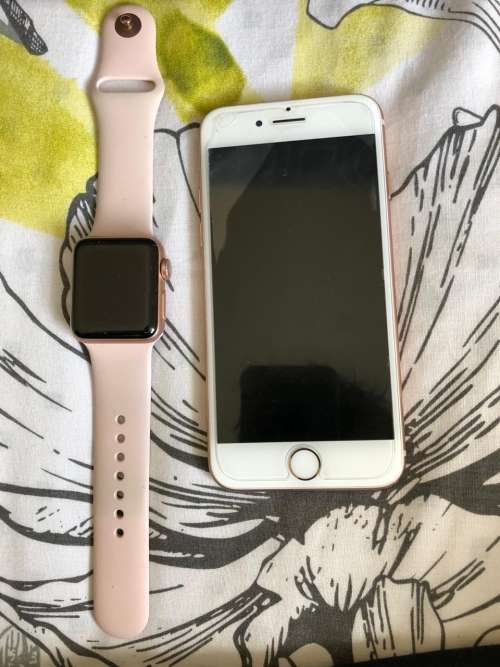 iPhone 8 64gb Gold + Apple Watch Series 3 Combo Deal
