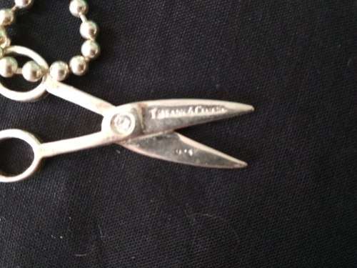 Tiffany & Co - Sterling Silver (925) Ball bead chain with scissors