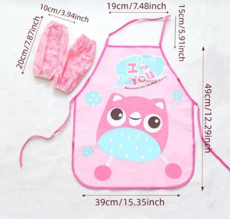 Kids waterproof aprons