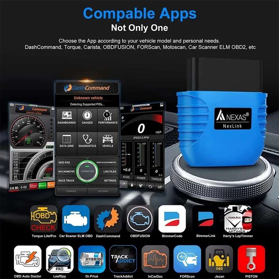 Nexas Nexlink OBD scanner (motorcycle compatible BMW Motoscan)