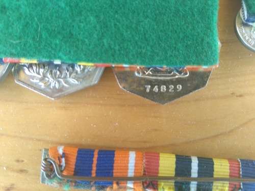 Pre 1994 SADF Medal group with minutures