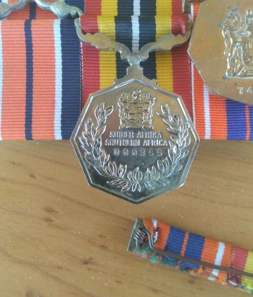 Pre 1994 SADF Medal group with minutures