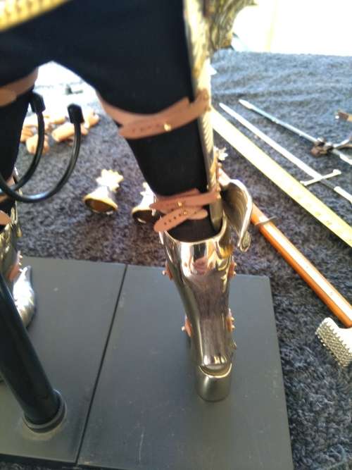 Brown Art Gothic Armour Figurine