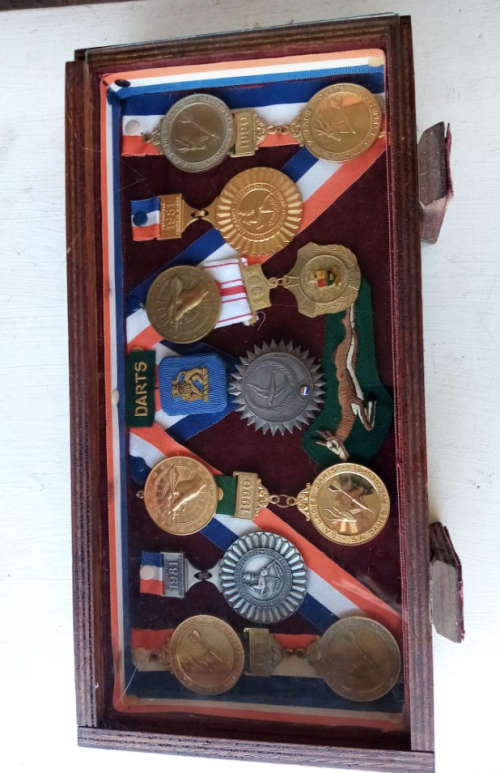 1982 Silver Sport Merit award to Springbok Darts and more