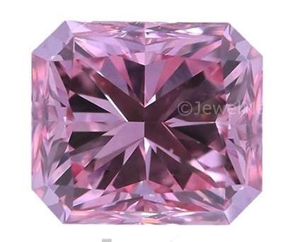 Sparking 3.44ct VS2 Fancy Pink Color Radiant Brilliant Cut Moissanite. Awesome!!!!