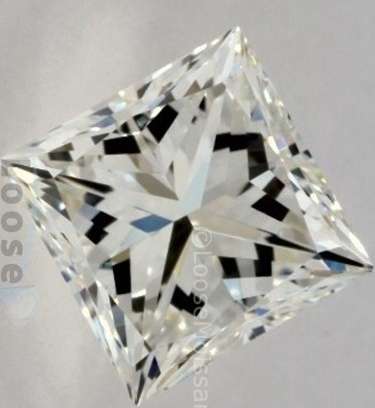 Rare 1.60ct 6.90mm Princess Cut I-J White Loose Moissanite VVS1. Captivating!!