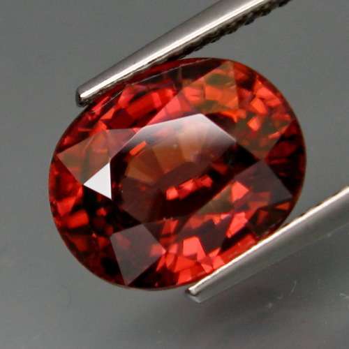 7.33ct.Ravishing Color And Full Sparkling! Natural BIG Padparadsha Zircon Tanzania Unheated AAA Rare