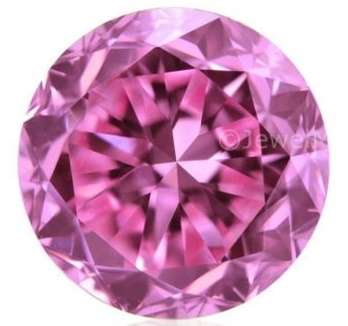 4.18ct Moissanite Fancy Pink Colour Brilliant Round Cut. Stunning!!!!
