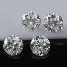 0.06ct Moissanite Top Range Forever Brilliant D White Color. 2.5mm Round Cut Accent side Stone VVS1.