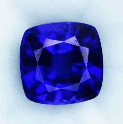 7-10ct 100% Natural Quality and Colour Cushion Cut Tanzanite Blue Nice Shape Certified