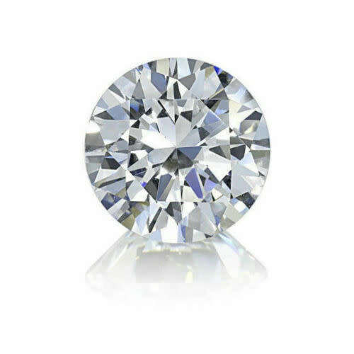 Natural Untreated 0.90ct Round Cut White Diamond . Fantastic!!!! Certified