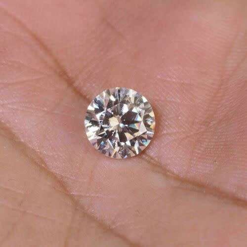 Natural Untreated 0.50 ct Round Cut White Diamond . Fantastic!!!! Certified