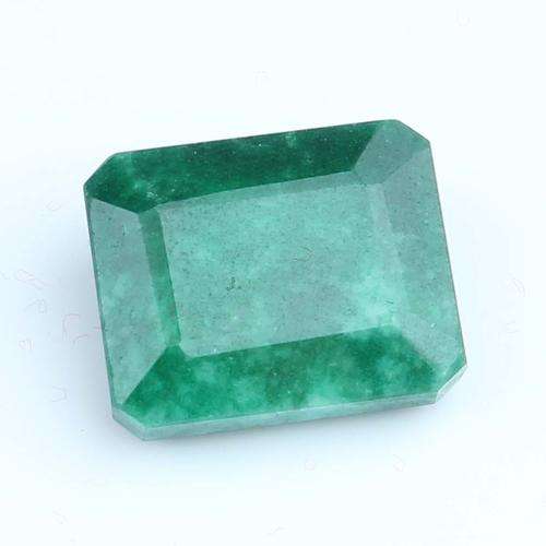32.50ct Dazzling Natural Octagon Cut Green Emerald.Stunning. Certified