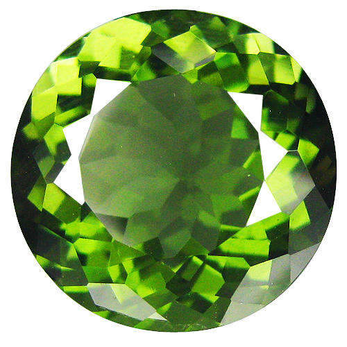 9.37ct Dazzling 100% Natural Flawless Round Cut Vivid Green Untreated Tektite Moldavite