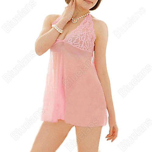 Sexy Womens Baby Doll Sleepwear Lingerie With G String.